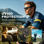 Missfive 2-Pack Mens Ultimate Bifocal Sunglasses with Readers Built In Sporty Upgraded Wrap Frame, UV400 Protection Driving & Reading Glasses for Outdoor +1.5