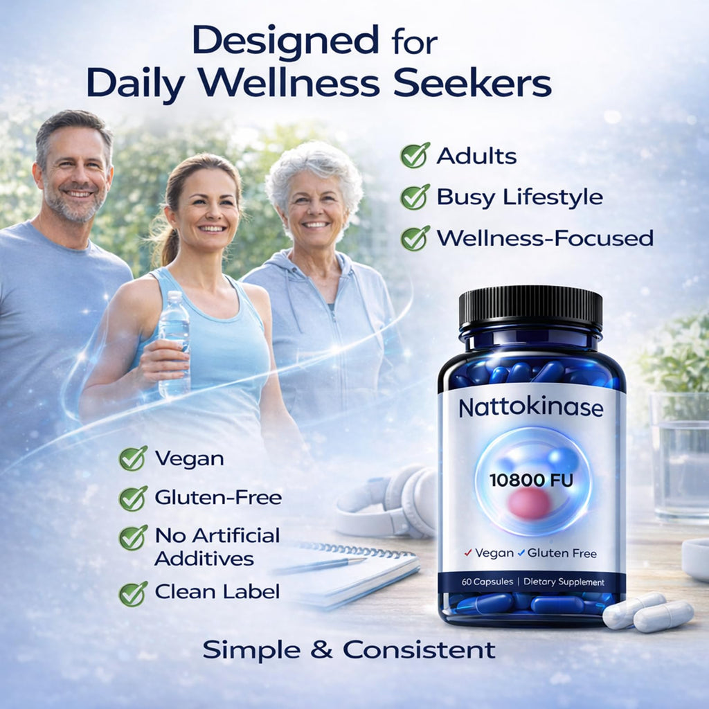Art anime Ultimate Nattokinase Capsules, Nattokinase Supplement 10800 FU Per Serving, Serving for Body Health, and Daily Wellness Support, Vegan, Gluten Free, 60 Capsules (2)