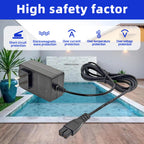 12.6V Adapter Charger for Aiper Cordless Pool Cleaner Compatible with Aiper Scuba SE Automatic Pool Cleaner Power Supply Cord Cable Charger PSU