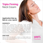 ACTIVSCIENCE Neck Firming Cream - Natural Anti-Aging Facial Moisturizer with Retinol Collagen & Hyaluronic Acid - Day & Night Anti-Wrinkle Cream - Firming, Hydrating Face Cream