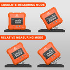 Digital Angle Finder, Digital Level Angle Gauge with Backlight & Magnetic Base Compact Digital Protractor Angle Measuring Tool Inclinometer for Woodworking Construction Table Saw Gift for Men