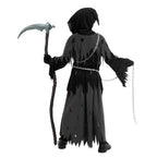 Spooktacular Creations Glowing Eyes Grim Reaper Costume for Kids, Halloween Costume for Boys, Halloween, Dress-up Party