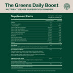 Proper, The Greens Daily Boost Organic Greens Powder. Whole Food, Apple Flavour Veggie Powder Superfood with Wheatgrass, Spirulina, Chlorella, Probiotics. Daily Drink Mix for Wellness and Digestion