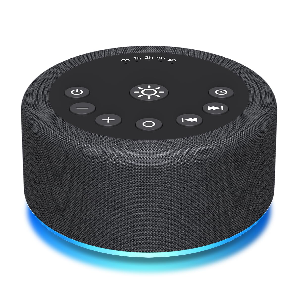 Sleep Sound Machine White Noise Machine with 30 Non Looping Sounds 12 Night light Colors with 5 Timers 36 Adjustable Volume Memory Function Brown Noise Machine for Baby kid Adult & Home Nursery Travel