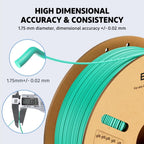 ELEGOO PLA Plus 3D Printer Filament 1.75mm White 1KG, Tougher & Stronger