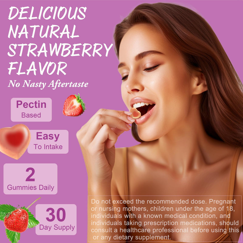 Totaria Sugar Free Multivitamin Gummies for Women 14+ w/Iron, Inositol, Folate, Biotin, Womens Daily Multivitamin Gummy w/Vitamin A, C, B, D3, K2, for Hair, Skin, Energy, Immune, Strawberry Flavor