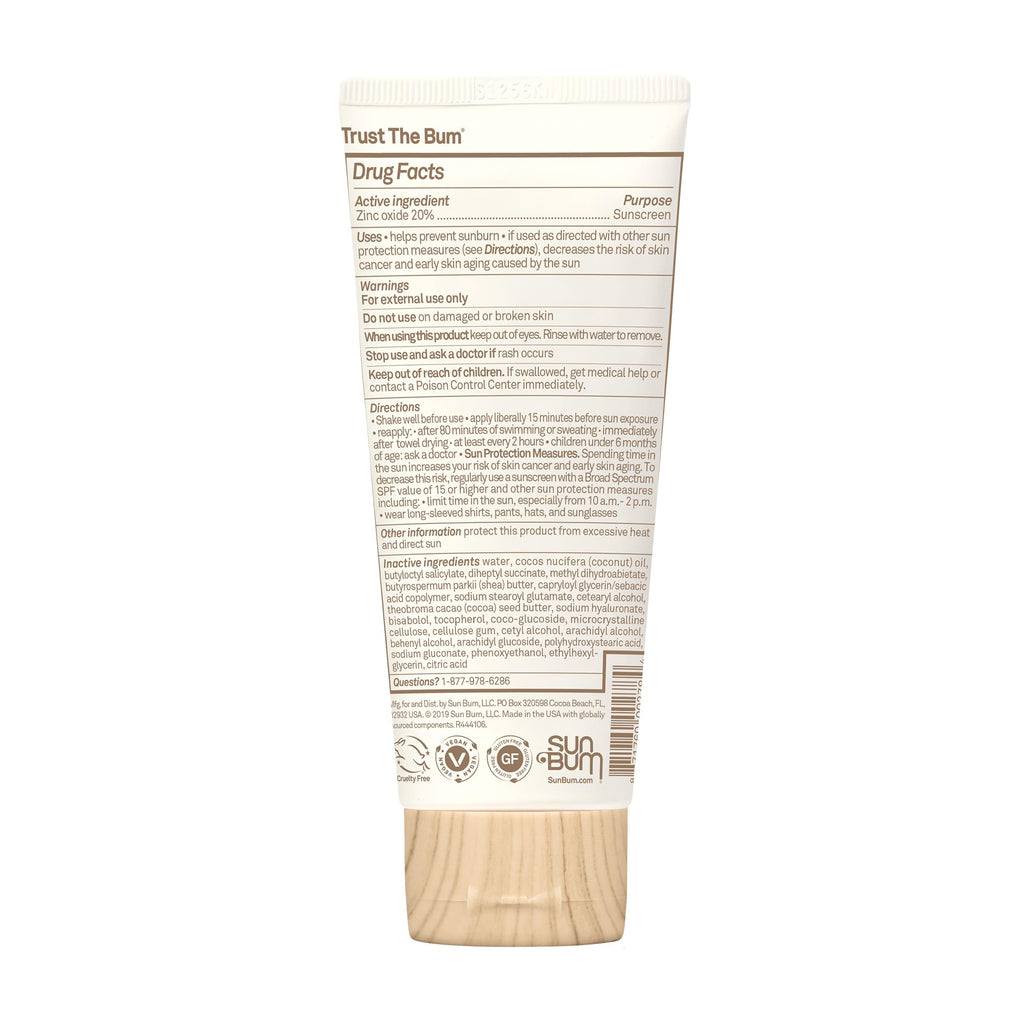 Sun Bum Baby Bum SPF 50 Sunscreen Lotion with Mineral UVA/UVB Face and Body Protection for Sensitive Skin - Fragrance Free - Travel Size - 3 oz