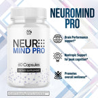 (2 Pack) Neuro Mind Pro Capsules, Official NeuroMind Pro Brain Health Pills with All Natural Ingredients, Brain Health and Wellness Supplement with Premium Vitamins for Women and Men (120 Capsules)