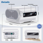 Smart Digital Display Nebulizer Machine for Adults and Kids, Compressor with Timing Function-0519-AUD-D77-K6