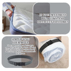 Wowangce 2 Pack Mattress Moving Straps, Adjustable Packing Straps with Buckles for Mattress Storage or Moving, Fits Twin & Full (60" x 2")