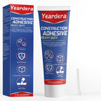 Yeardera Heavy Duty Construction Adhesive, 7.4 Ounce Cement Glue Squeeze Tube, Versatile Construction Glue for Tile, Floor, Stone, Wood, Wall & More, Pack of 1 (CZJS-100ml-001)