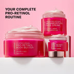 Josie Maran Whipped Argan Pro-Retinol Body Butter - Ultra-Hydrating Retinol Body Cream with Air-Whipped 100% Pure Argan Oil - Smooth, Soothe & Improve the Look of Fine Lines - Unscented (8 Oz)