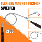 4Pcs Telescoping Magnetic Pickup Tool with 40lb Pull Force, 30in Telescopic Strong Magnet Sticks, Non-Slip Long Extendable Magnet Pickup Tools, Magnetic Nail Picker Upper for Technicians Mechanics