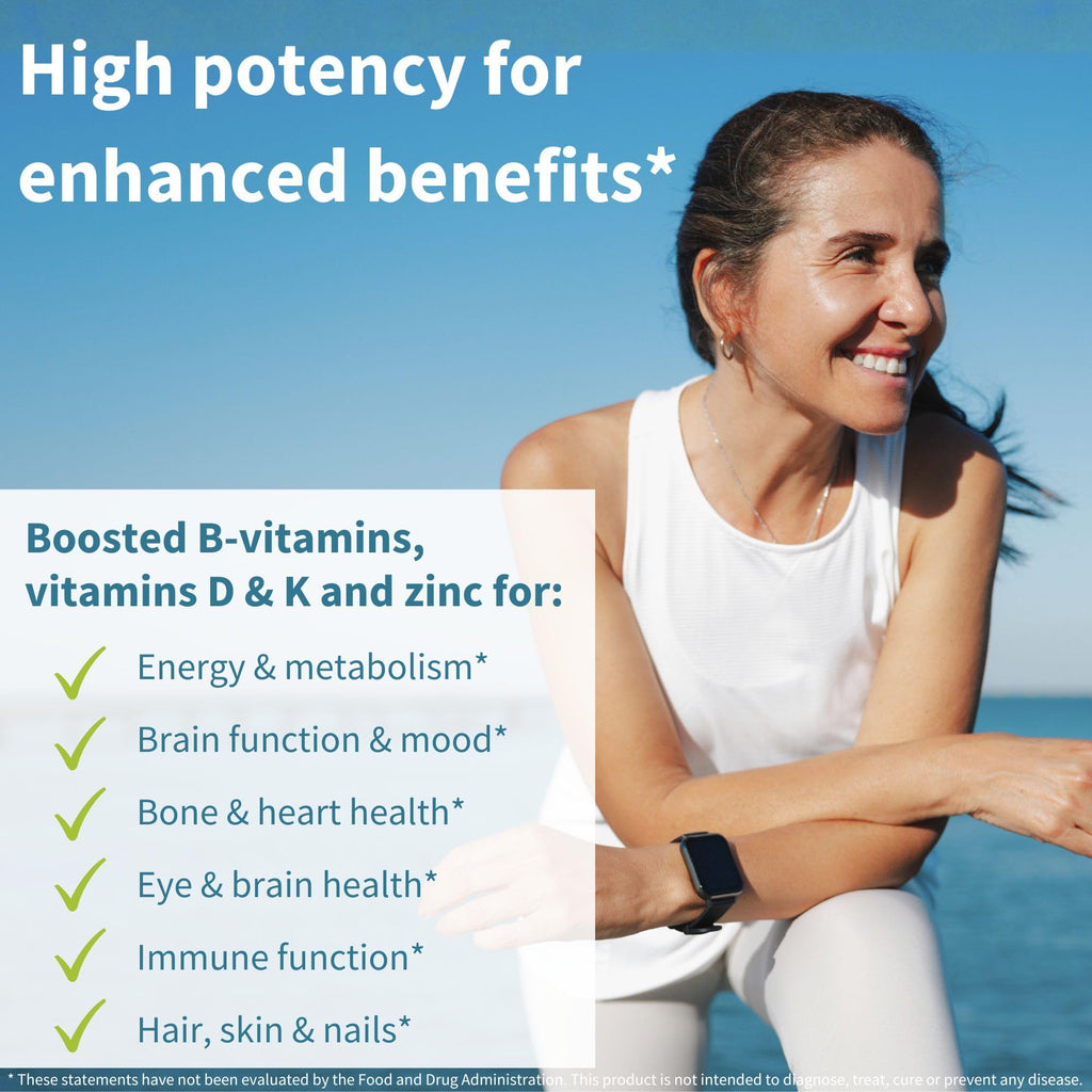 Igennus Methylated Multivitamin for Women 50+, Calcium & Magnesium for Bone Support, Sustained Release & Active B-Vitamins, Iron-Free Formula, Antioxidant Support, Clean Label, 60 Tablets