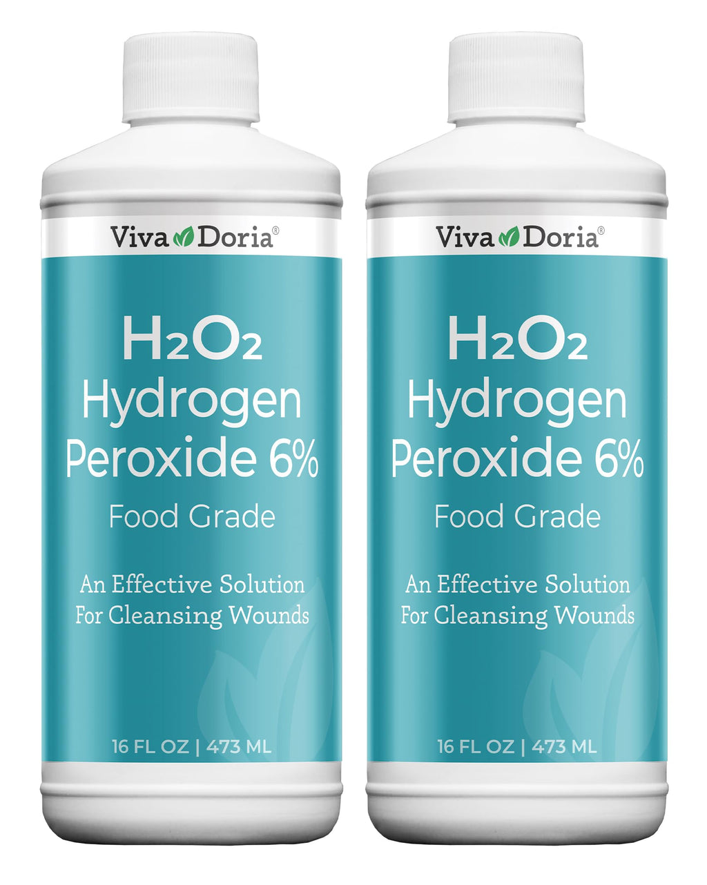 Viva Doria Hydrogen Peroxide 6 Percent, 20 Volume, Food Grade, 16 Fluid Ounce (2 Pack)