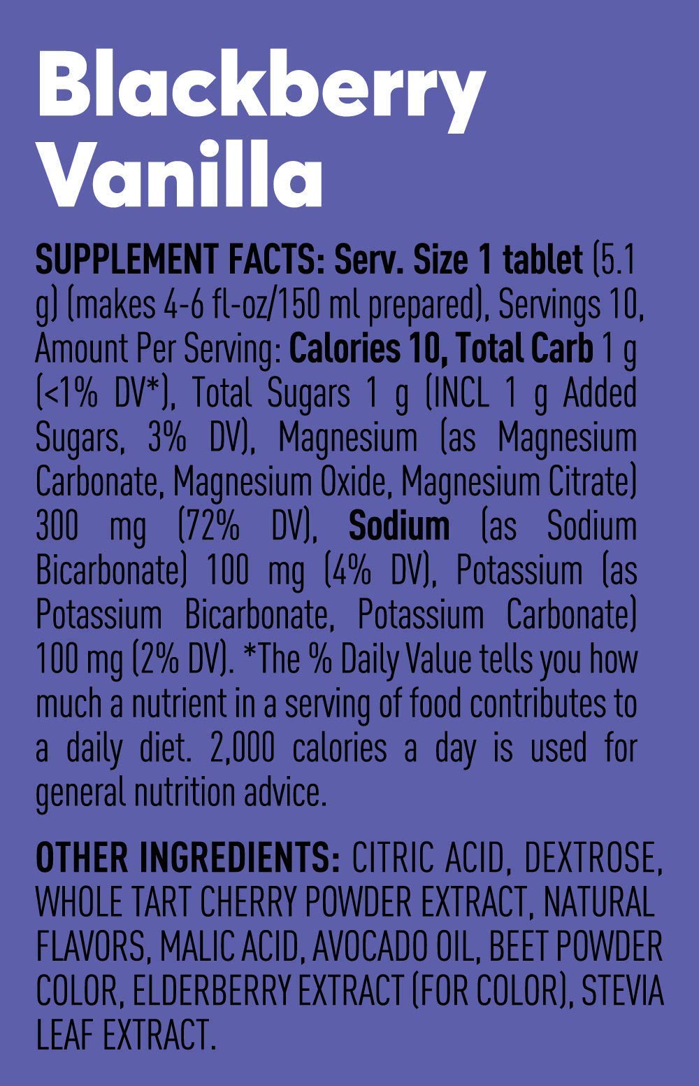 Nuun Rest: Rest and Recovery BlackBerry & Vanilla Drink Tablets, 1.8 Ounce, 8 Pack