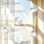 Mooncraftlogy Memorial Gift for Loss of Loved One, Light Crystal Suncatcher