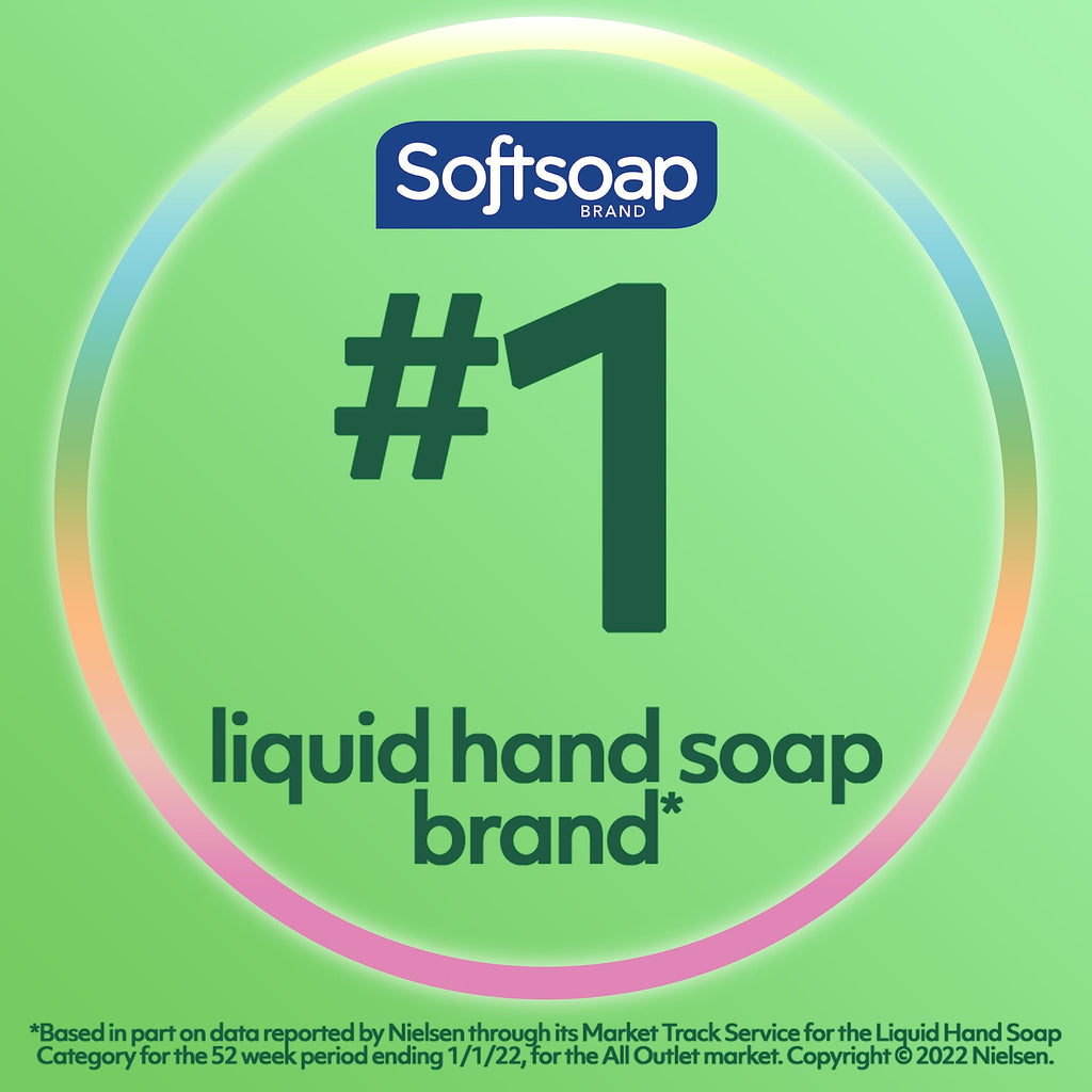 Softsoap Liquid Hand Soap Refill, Soothing Clean, Aloe Vera Fresh Scent - 1 gallon, Pack of 4