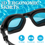 WIN.MAX Swimming Goggles Swim Pool Goggles Anti Fog Anti UV No Leakage Clear Vision for Men Women Adults Teenagers