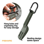 Fiskars 5-Piece House Plant Cultivating Tool Set for Indoor Gardening