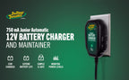 Battery Tender Junior 12V, 750mA Charger and Maintainer: Automatic 12V Powersports for Motorcycle, ATVs, and More - Smarter Than a Trickle Charger - 021-0123