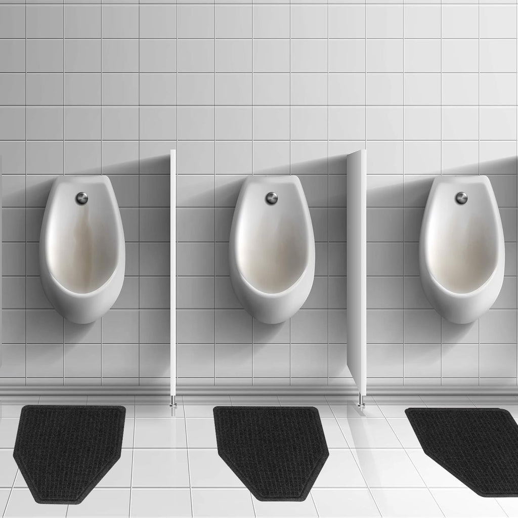 12 Pack - Professional Urinal Floor Mats for Men Bathroom | Non-Slip Urinal Mats | Disposable Bathroom Urinal Pads for Commercial Restrooms