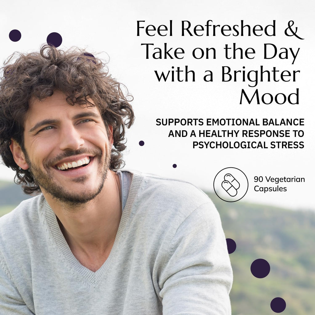 Neurobiologix Neuro Calm & Rebalance, L Theanine, Magnesium, Zinc & Kava Kava Complex for Calm Mood Balance and Stress Support, GABA Activity Support Supplement, Gluten Free, Vegetarian, 60 Capsules