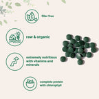 Micro Ingredients Organic Spirulina Supplement, 720 Tablets (4 Month Supply), No Filler & Non-GMO, Rich in Vegan Protein, Vitamins & Prebiotics, Premium Spirulina Pills