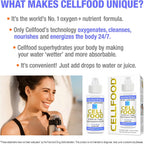 Cellfood Oxygen Boost - 1 fl oz, 5 Pack - Liquid Oxygen Supplement for Lymphatic Drainage, Altitude Sickness, Jet Lag, Fatigue, Headaches, Hangovers & Energy - Gluten Free, Cert. Kosher