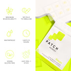 The Patch Remedy Happy Patch | 5-HTP, L-Theanine, Rhodiola, Inositol, B6, Vitamin D3 | 30 Patches