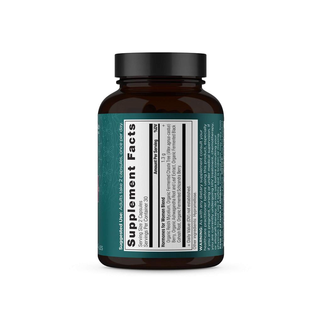 Ancient Nutrition Women's Hormones, Helps Reduce Stress, Supports Energy, Hormone Balance, Gluten Free, Paleo and Keto Friendly, 60 Capsules