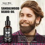 Beard Kit Birthday Gifts for Men Grooming & Care w/ Wash, Brush, Balm, Comb
