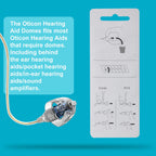 Hearing Aid Domes for Oticon MiniFit Double Vent Bass Domes: 3 Packs (10mm), Universal Domes for Oticon Hearing Aid Supplies