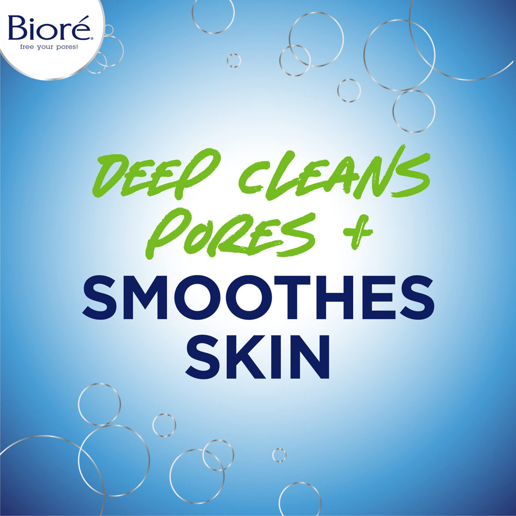 Bioré Pore Unclogging Scrub, Removes Excess Dirt and Oils, Face Scrub, with Salicylic Acid, Oil Free, 5 Ounces, Pack of 3