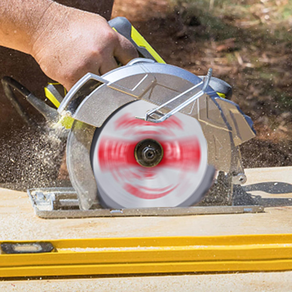 Revvstark 5-1/2" (10mm Arbor) Circular Saw Blades 24T&48T, Carbide Tipped Teeth, Heavy Duty TCT Saw Blades for Cutting Various Wood, Plastic and Composite Materials