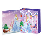 Advent Calendar 2026 for Kids Princess Set for Girls Doll Gifts Present 24 Days Princess Transformable Toys and Clothes Countdown Calendars