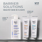 RoC Barrier Renew Night Moisturizer with Ceramides & Antioxidant Green Tea and Lipo Peptides to Renew Skin Barrier, (2.5 oz) with Retinol Eye Cream Packette