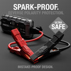 NOCO Boost GB40: 1000A UltraSafe Jump Starter Power Pack – 12V Car Battery Booster, Portable Power Bank & Jump Leads - For 6.0L Petrol and 3.0L Diesel Engines