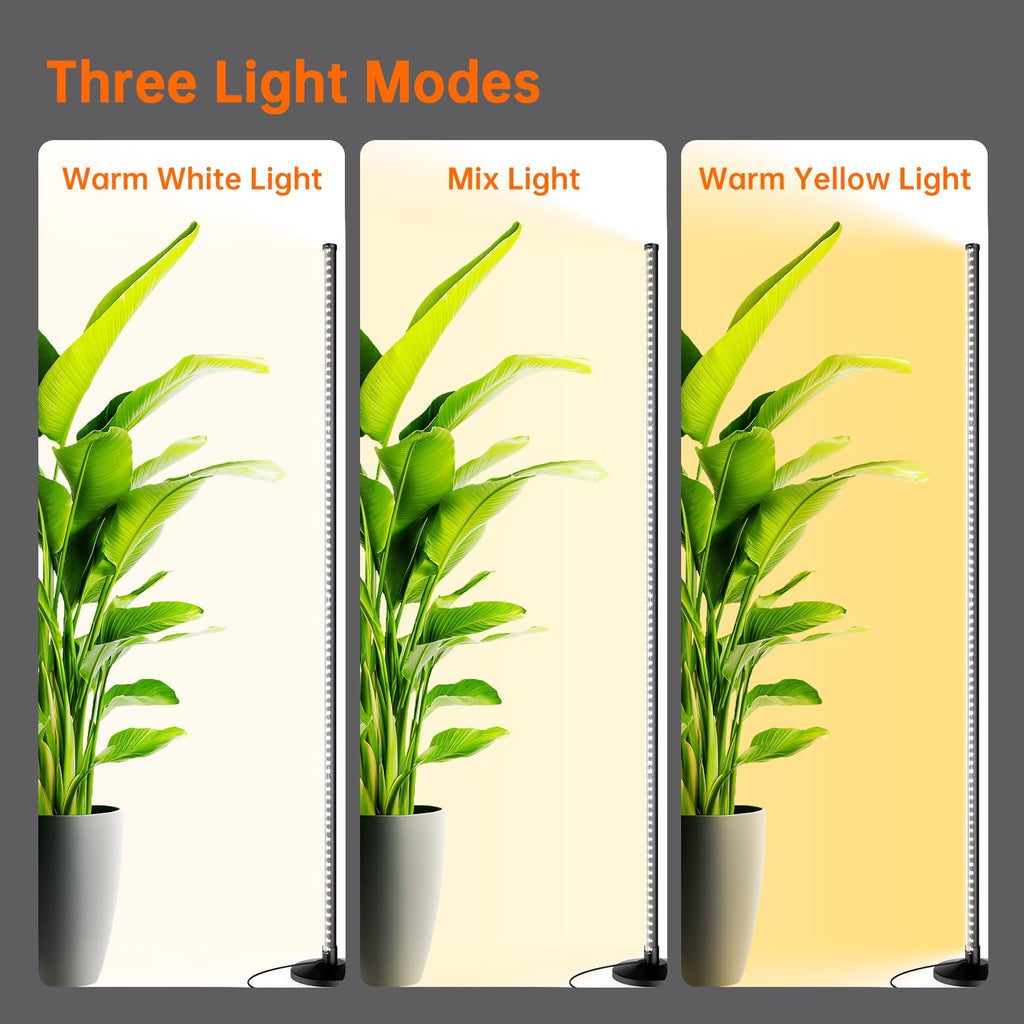 Bstrip T10 Vertical Grow Light, Full Spectrum Plant Light, 16in-65in