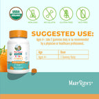 MaryRuth Organics Kids Vitamin C Gummies | Supplement for Immune Support & Overall Health | Vitamin C for Kids Ages 4+ | USDA Organic | Vegan | Non-GMO | 60 Servings