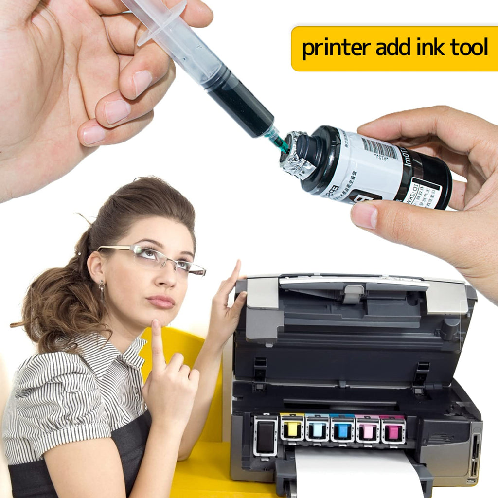 Glue Applicator Syringe with Blunt Tip Needle for Liquid, Ink, Oil, Perfume