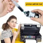 Glue Applicator Syringe with Blunt Tip Needle for Liquid, Ink, Oil, Perfume