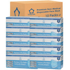 Litepak 500pcs Premium Disposable Face Mask SOFT 3ply - Individually Wrapped