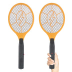Electric Fly Swatter Handheld Bug Zapper - Indoor Outdoor Zapping Racket for Pest Mosquito & Flies - Battery Powered Safe to Touch with 3-Layer Safety Mesh, Standard Size, Pack of 2