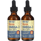 DEVA Vegan Liquid DHA-EPA (Lemon Flavor) 2 Fl. Oz Liquid (Pack of 2)