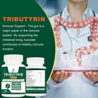 VITACRLLYNMN Tributyrin Supplement - Butyrate Precursor for Gut Barrier Support, Leaky Gut Support, Digestion 60 Count