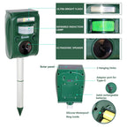 Broox 2026 Upgraded Solar Animal Repellent, Cat Repellent Outdoor, Squirrel Repellent, Deer Repellent, Ultrasonic pest Repeller, Waterproof IP 65, Motion Detection, Dog, Raccoon, Skunk, Rabbit, Rodent
