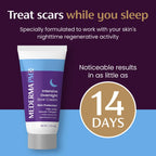 Mederma PM Intensive Overnight Scar Cream, Works with Skin's Nighttime Regenerative Activity, Clinically Shown to Make Scars Smaller and Less Visible, 1.0 Oz (28g)