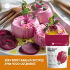 Kate Naturals Organic Beet Root Powder for Smoothies, Baking & Juice. Raw Beetroot Superfood & Natural Red Food Coloring (2lb, Non-GMO, Earthy Flavor)
