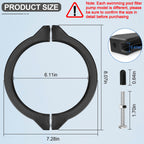 152165/1521656 Clamp for Pentair Sand Filter Pump, Compatible with Pentair Meteor, Sand Dollar and Cristal-Flo Above Ground Pool Sand Filters 6-1/2-Inch Clamp Collar Replacement (with Screw and Nut)